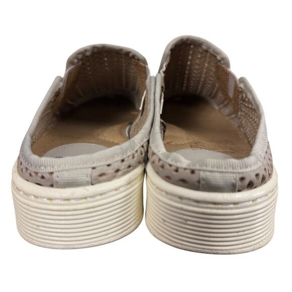 Sofft Somers II Taupe Leather Perforated Mules Slip On Sneakers Shoes Womens 8 - Picture 11 of 16